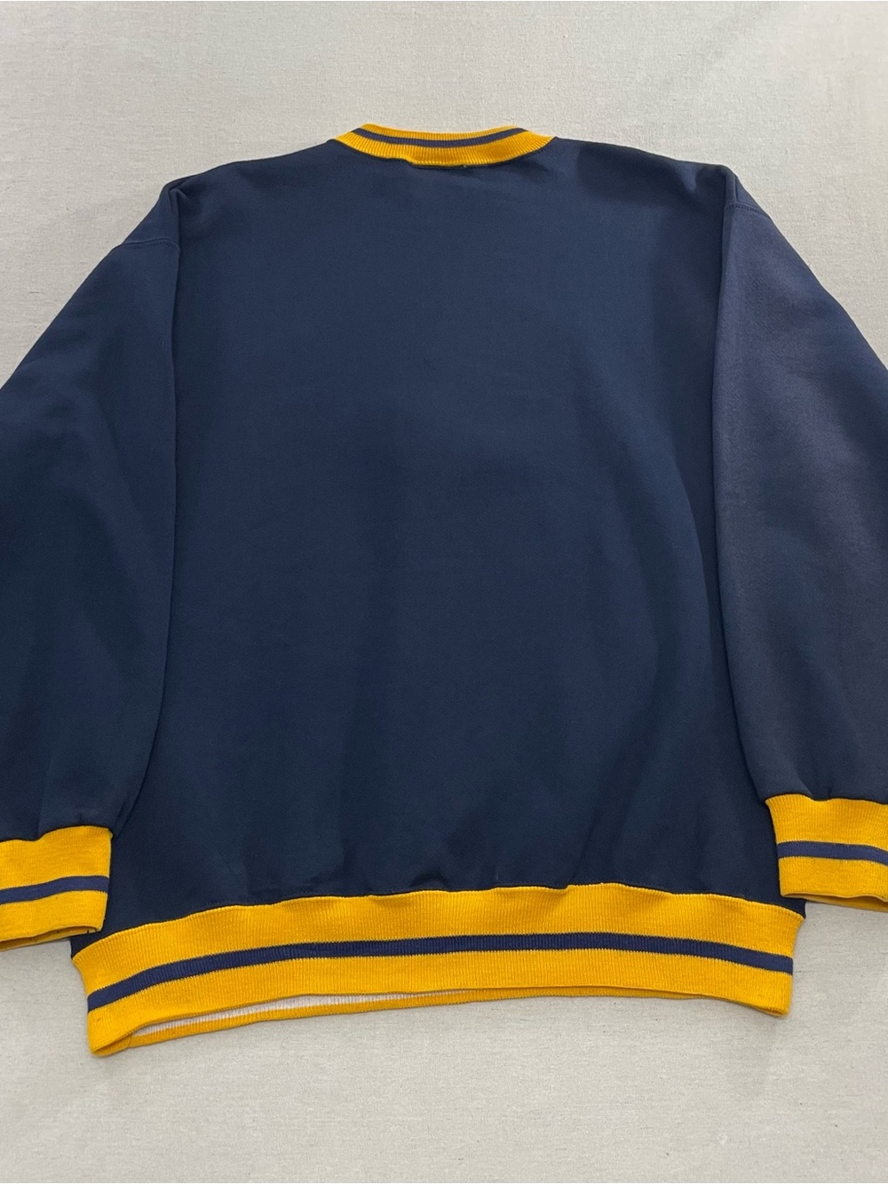 VTG Y2K Michigan Wolverines Sweatshirt XL Pullover Football Midland Sport USA - Picture 7 of 10